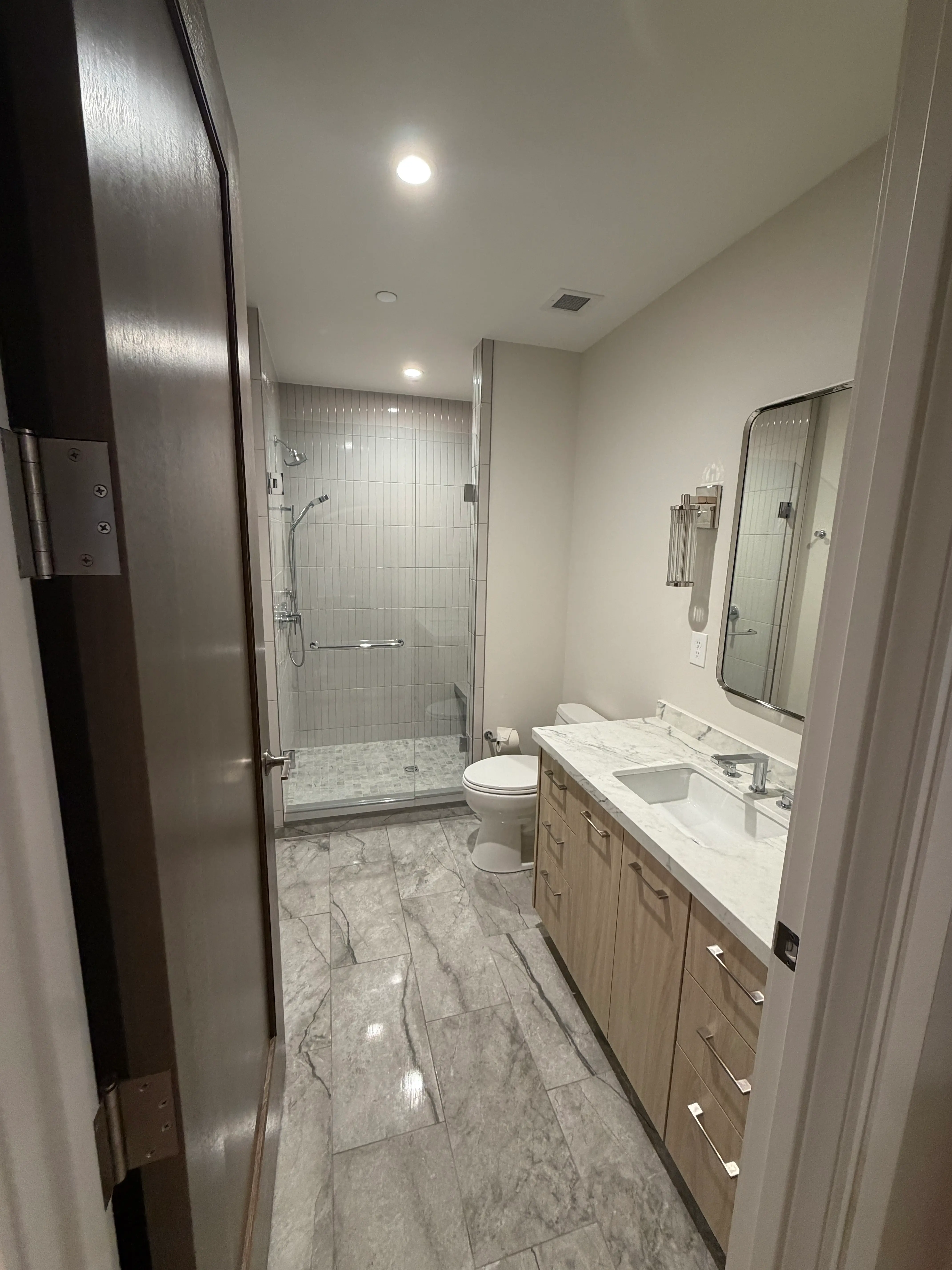 Cleaned bathroom at 370 Brown apartment in West Bloomfield, MI